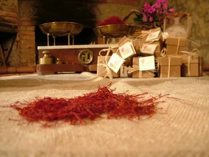 زعفران سرگل اعلا اصل با رنگ و عطر طبیعی